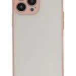 Uray store Apple iPhone 13 Pro Kılıf Montreal Silikon Kapak - Pembe