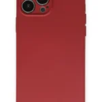 Uray store Apple iPhone 13 Pro Kılıf Nano içi Kadife Silikon - Kiremit