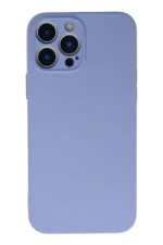 Uray store Apple iPhone 13 Pro Kılıf Nano içi Kadife Silikon - Lila