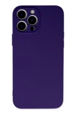 Uray store Apple iPhone 13 Pro Kılıf Nano içi Kadife Silikon - Mor
