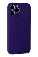 Uray store Apple iPhone 13 Pro Kılıf Nano içi Kadife Silikon - Mor - Görsel 3