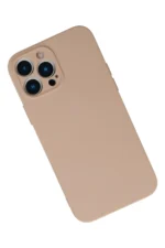 Uray store Apple iPhone 13 Pro Kılıf Nano içi Kadife Silikon - Pudra - Görsel 2