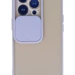 Uray store Apple iPhone 13 Pro Kılıf Palm Buzlu Kamera Sürgülü Silikon - Lila
