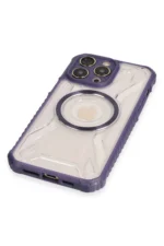 Uray store Apple iPhone 13 Pro Kılıf Prag Magneticsafe Kapak - Derin Mor - Görsel 4
