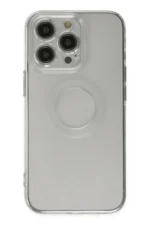 Uray store Apple iPhone 13 Pro Kılıf Santa Lens Silikon - Şeffaf