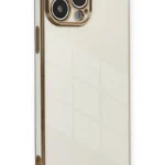 Uray store Apple iPhone 13 Pro Kılıf Volet Silikon - Beyaz
