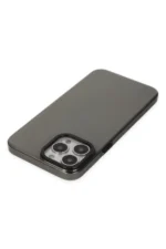 Uray store Apple iPhone 13 Pro Max Kılıf Anka PC Sert Metal Kapak - Siyah - Görsel 3
