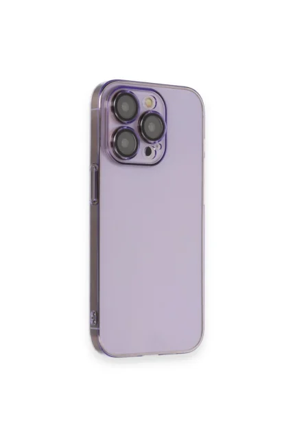 Uray store Apple iPhone 13 Pro Max Kılıf Armada Lensli Kapak - Lila
