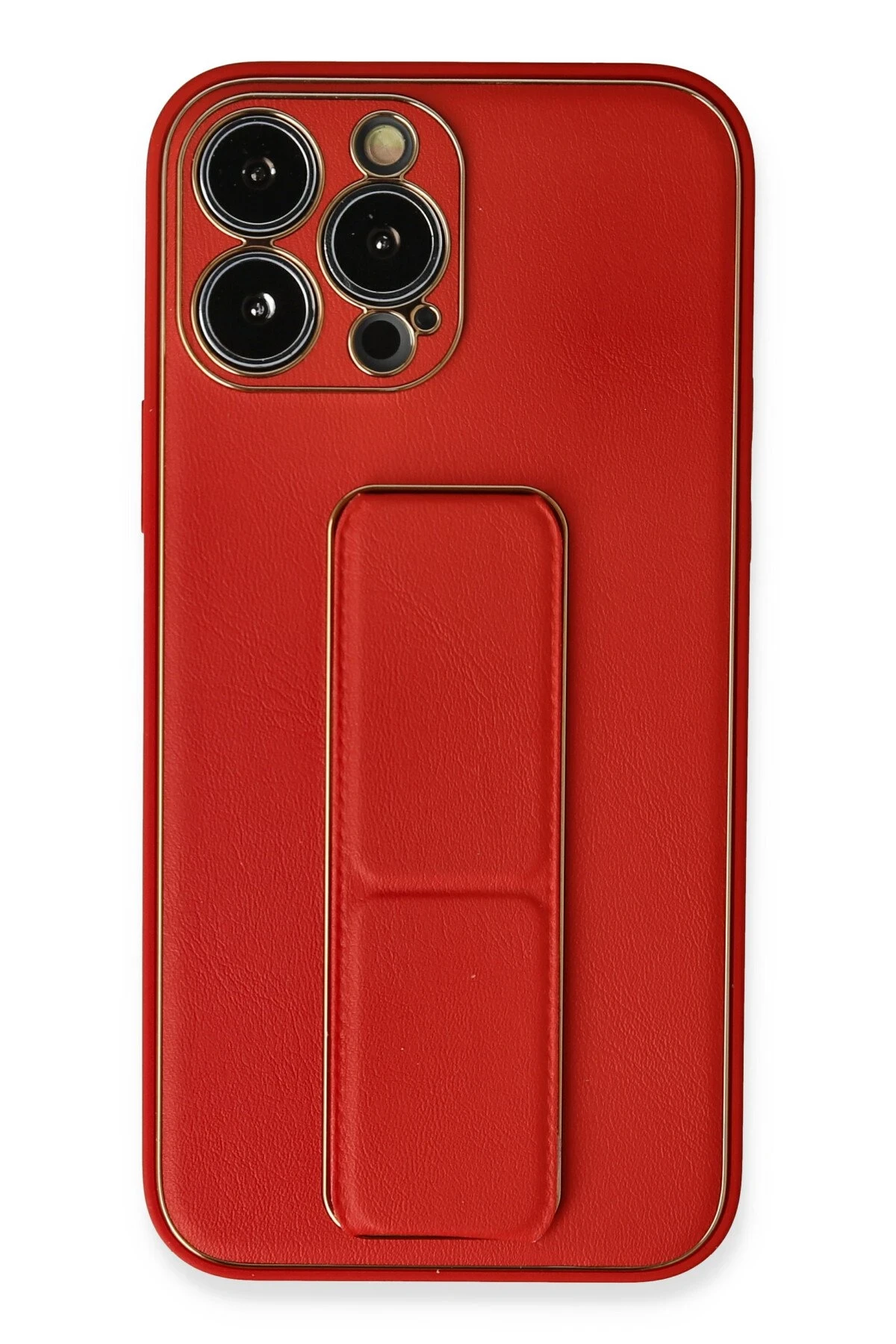 newface-iphone-13-pro-max-kilif-coco-deri-standli-kapak-kirmizi-default Uray store Apple iPhone 13 Pro Max Kılıf Coco Deri Standlı Kapak - Kırmızı - Görsel 1