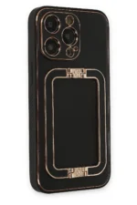 Uray store Apple iPhone 13 Pro Max Kılıf Coco Elit Kapak - Siyah - Görsel 2