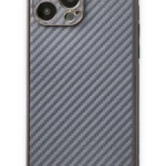 Uray store Apple iPhone 13 Pro Max Kılıf Coco Karbon Silikon - Gri