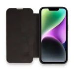 Uray store Apple iPhone 13 Pro Max Kılıf Dolpin Kapaklı - Siyah