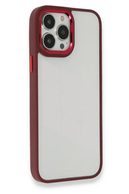 Uray store Apple iPhone 13 Pro Max Kılıf Dora Kapak - Kırmızı