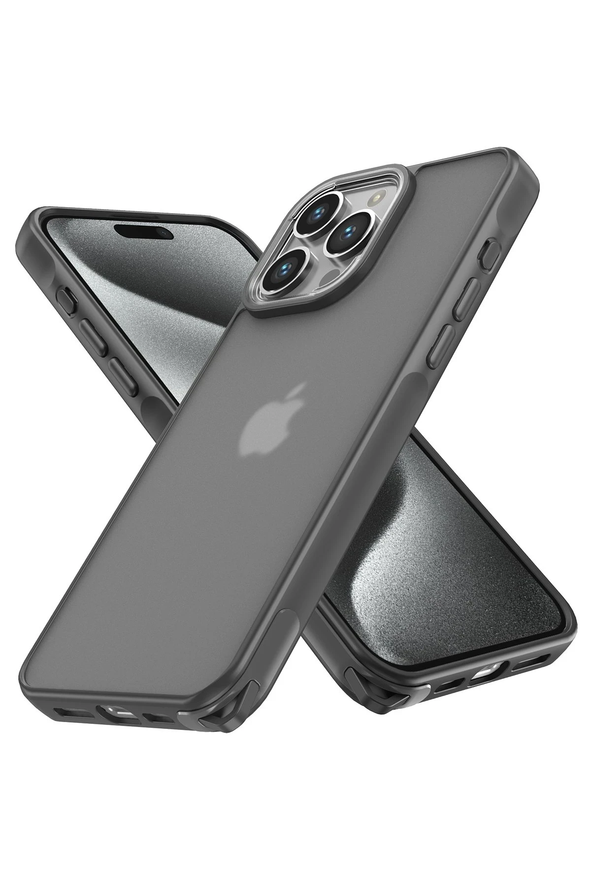 newface-iphone-13-pro-max-kilif-elegant-kapak-titan-gri-default Uray store Apple iPhone 13 Pro Max Kılıf Elegant Kapak - Titan Gri - Görsel 1