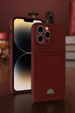 Uray store Apple iPhone 13 Pro Max Kılıf Kelvin Kartvizitli Silikon - Lila - Görsel 2