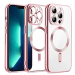 Uray store Apple iPhone 13 Pro Max Kılıf Kross Magneticsafe Kapak - Rose