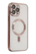 Uray store Apple iPhone 13 Pro Max Kılıf Kross Magneticsafe Kapak - Rose - Görsel 3