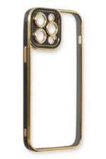 Uray store Apple iPhone 13 Pro Max Kılıf Liva Lens Silikon - Siyah - Görsel 4