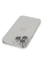 Uray store Apple iPhone 13 Pro Max Kılıf Luko Lens Silikon - Gümüş - Görsel 3