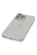 Uray store Apple iPhone 13 Pro Max Kılıf Luko Lens Silikon - Gümüş - Görsel 4