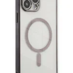Uray store Apple iPhone 13 Pro Max Kılıf Magneticsafe Lazer Silikon - Siyah
