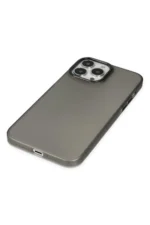 Uray store Apple iPhone 13 Pro Max Kılıf Modos Metal Kapak - Siyah - Görsel 4