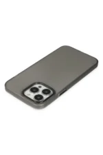 Uray store Apple iPhone 13 Pro Max Kılıf Modos Metal Kapak - Siyah - Görsel 5