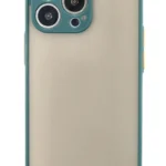 Uray store Apple iPhone 13 Pro Max Kılıf Montreal Silikon Kapak - Yeşil