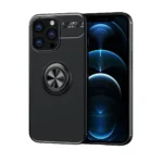 Uray store Apple iPhone 13 Pro Max Kılıf Range Yüzüklü Silikon - Siyah