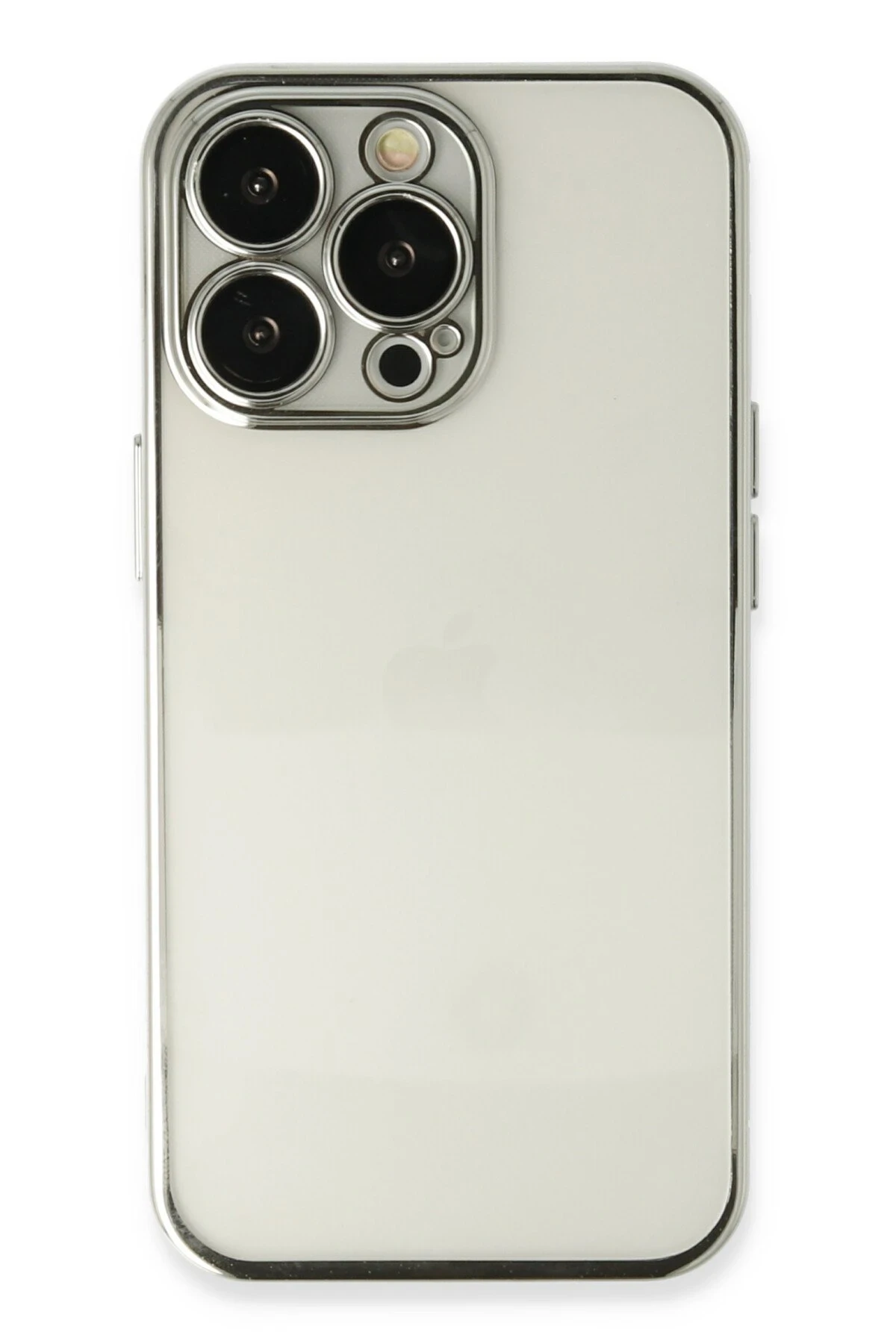 newface-iphone-13-pro-max-kilif-razer-lensli-silikon-gumus-default Uray store Apple iPhone 13 Pro Max Kılıf Razer Lensli Silikon - Gümüş - Görsel 1