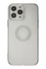 Uray store Apple iPhone 13 Pro Max Kılıf Santa Lens Silikon - Şeffaf