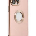 Uray store Apple iPhone 13 Pro Max Kılıf Store Silikon - Pembe