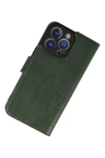 Uray store Apple iPhone 13 Pro Max Kılıf Trend S Plus Kapaklı Kılıf - Yeşil - Görsel 2