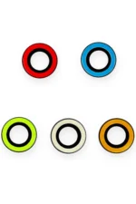 Uray store Apple iPhone 13 Pro Max Neon Fosforlu Kamera Lens - Mavi - Görsel 2