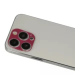 Uray store Apple iPhone 13 Pro Max Rainbow Kamera Lens Koruma Cam - Koyu Kırmızı