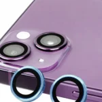 Uray store Apple iPhone 13 Raze Metal Kamera Lens - Mavi