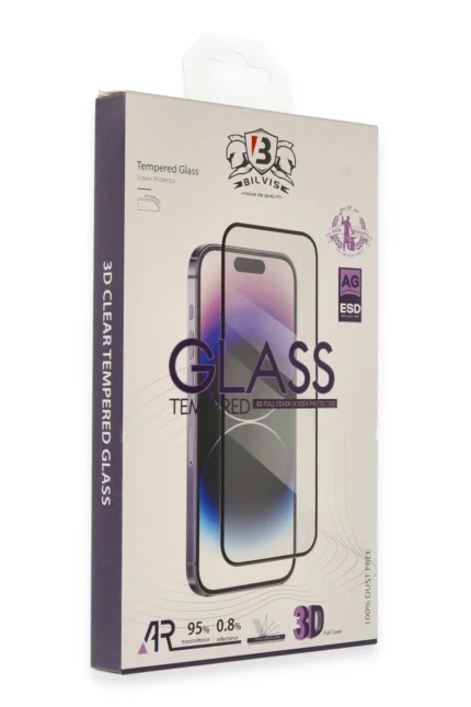 Uray store Apple iPhone 14 Bilvis 3D Cam Ekran Koruyucu
