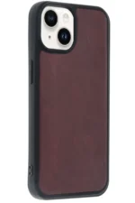 Uray store Apple iPhone 14 Kılıf Aras Deri Kapak - Bordo - Görsel 2