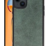Uray store Apple iPhone 14 Kılıf Aras Deri Kapak - Koyu Yeşil