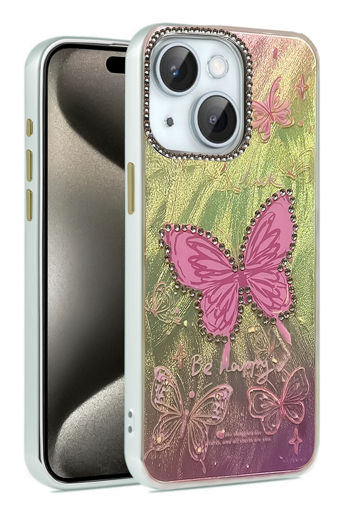 newface-iphone-14-kilif-blade-aynali-desenli-kapak-desen-5-default Uray store Apple iPhone 14 Kılıf Blade Aynalı Desenli Kapak - Desen 5 - Görsel 1