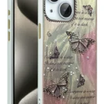 Uray store Apple iPhone 14 Kılıf Blade Aynalı Desenli Kapak - Desen 6