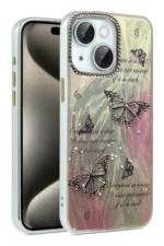 Uray store Apple iPhone 14 Kılıf Blade Aynalı Desenli Kapak - Desen 6