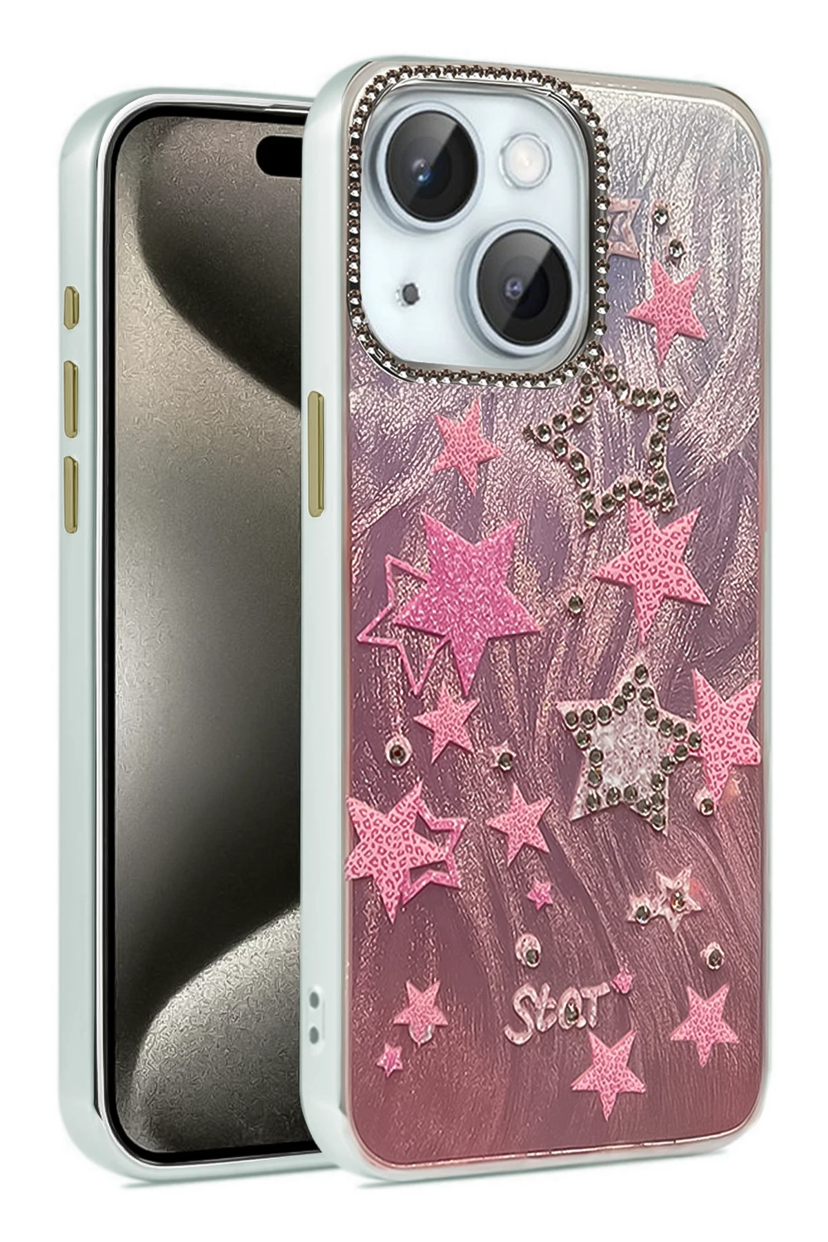 newface-iphone-14-kilif-blade-aynali-desenli-kapak-desen-7-default Uray store Apple iPhone 14 Kılıf Blade Aynalı Desenli Kapak - Desen 7 - Görsel 1