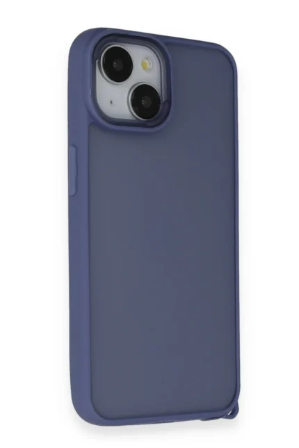 Uray store Apple iPhone 14 Kılıf Elegant Kapak - Açık Mavi