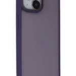 Uray store Apple iPhone 14 Kılıf Elegant Kapak - Derin Mor