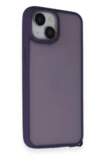 Uray store Apple iPhone 14 Kılıf Elegant Kapak - Derin Mor