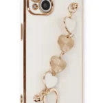 Uray store Apple iPhone 14 Kılıf Esila Silikon - Beyaz