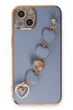 Uray store Apple iPhone 14 Kılıf Esila Silikon - Gri - Görsel 2