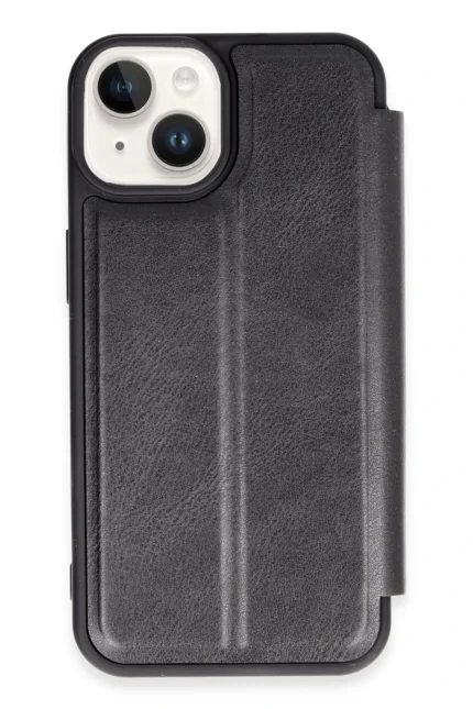 Uray store Apple iPhone 14 Kılıf Flip Cover - Siyah