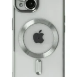 Uray store Apple iPhone 14 Kılıf Kross Magneticsafe Kapak - Gümüş